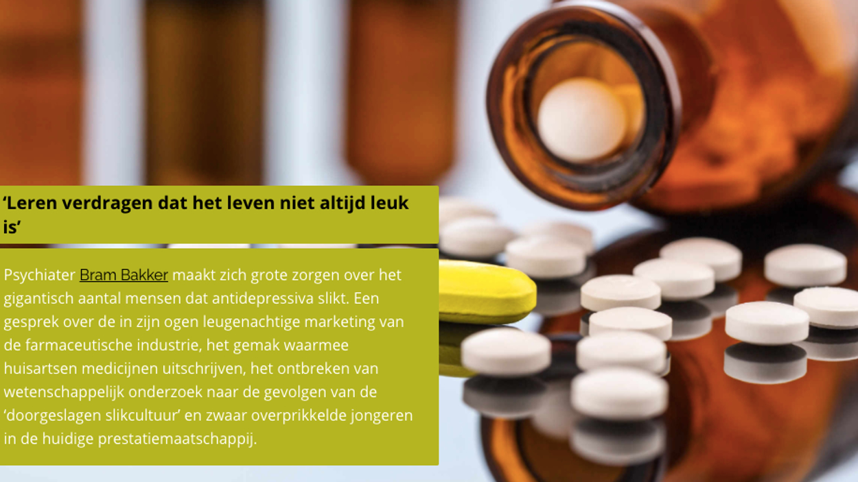 ‘Leren verdragen dat het leven niet altijd leuk is’ Zembla BNNVARA ‘Leren verdragen dat het leven niet altijd leuk is’ Zembla BNNVARA