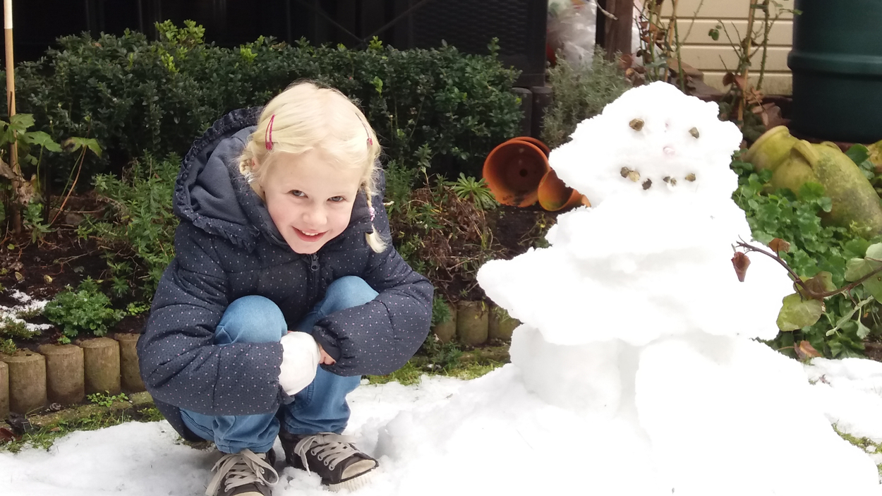 emma in de sneeuw