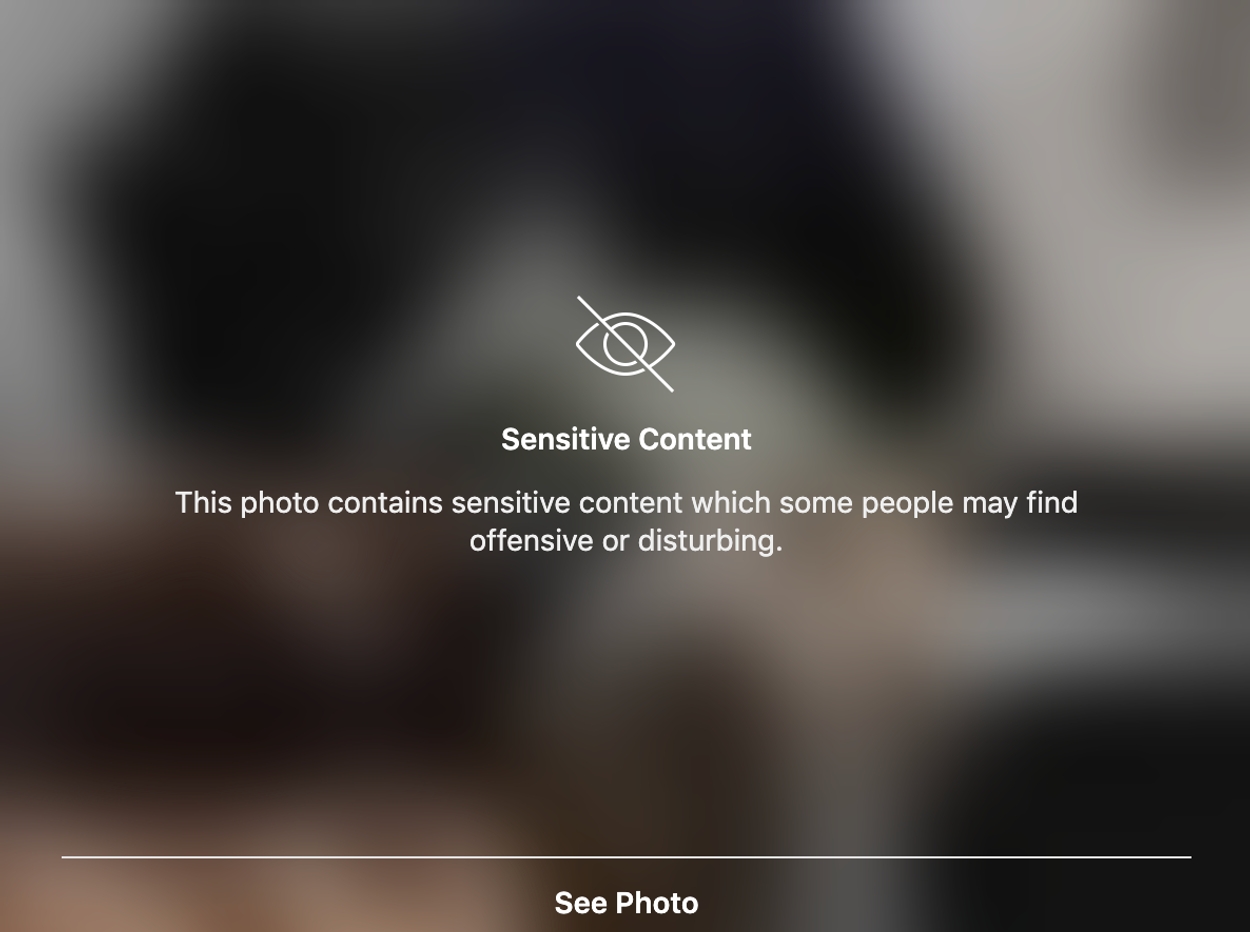 sensitive content