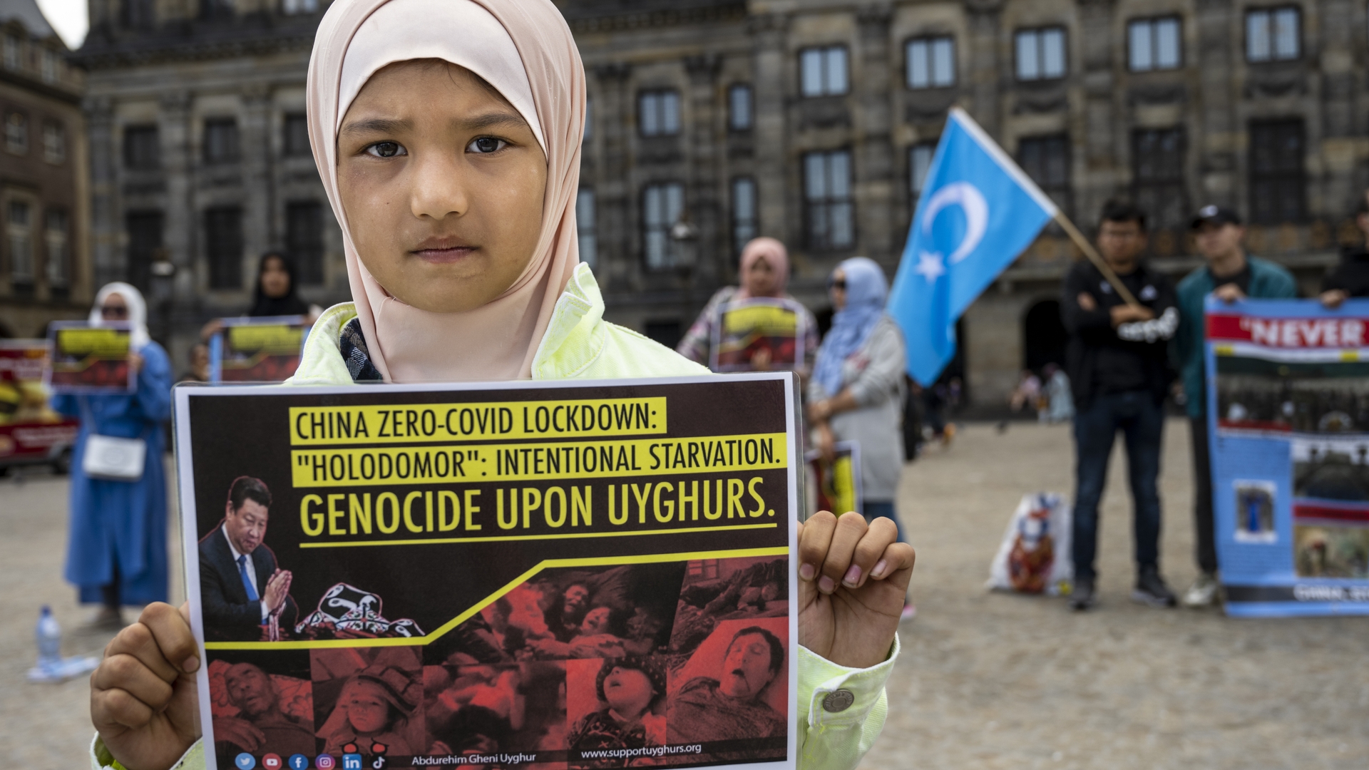 oeigoeren protest ANP