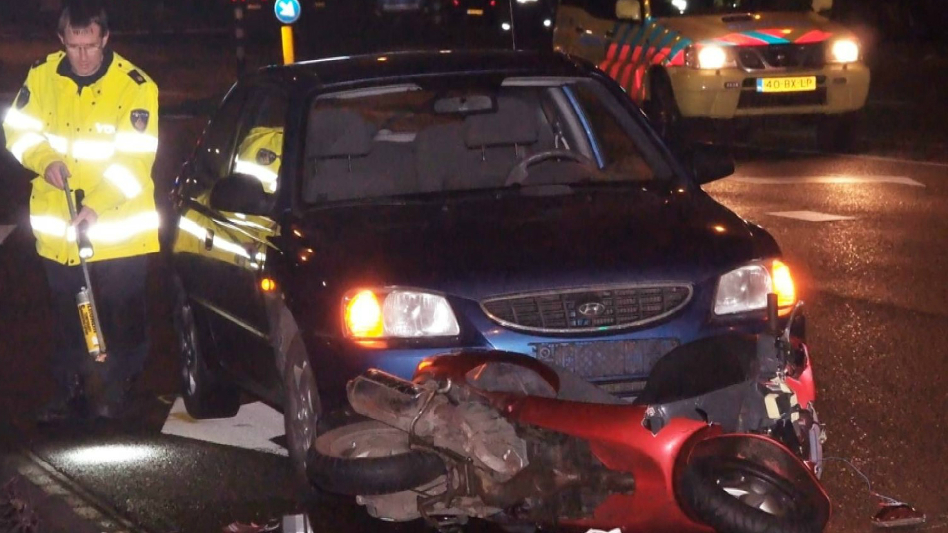 het fatale scooterongeluk