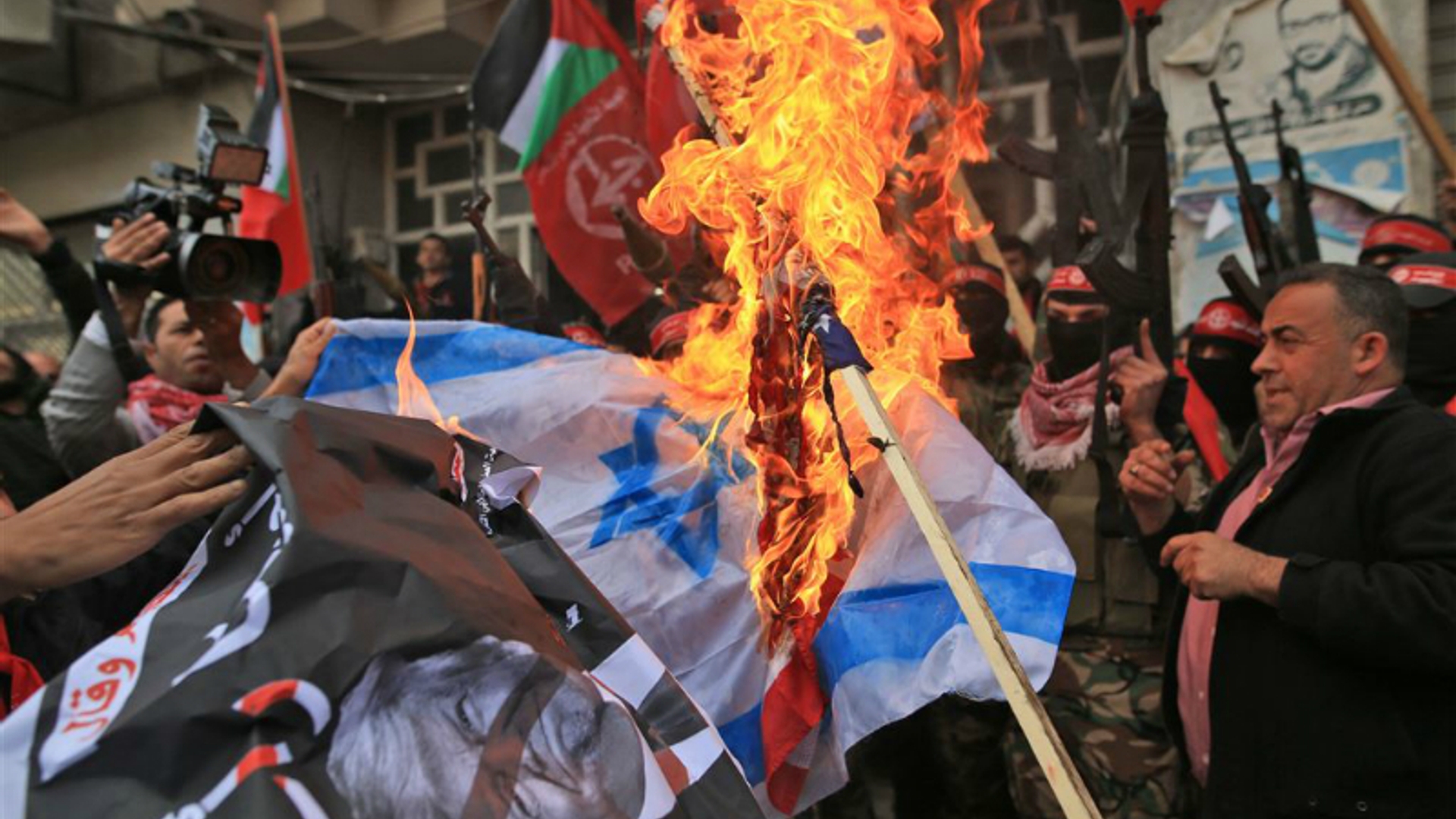 ANP protest Gaza