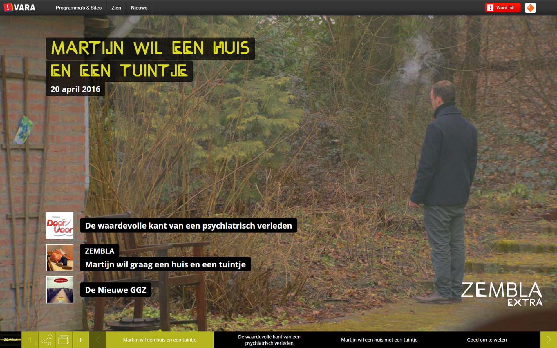 Martijn wil een huis met een tuintje magazine