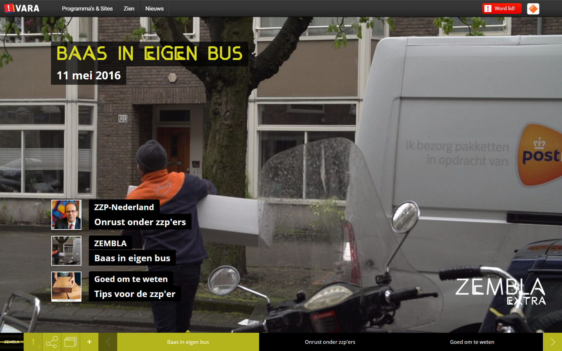 Baas in eigen bus magazine