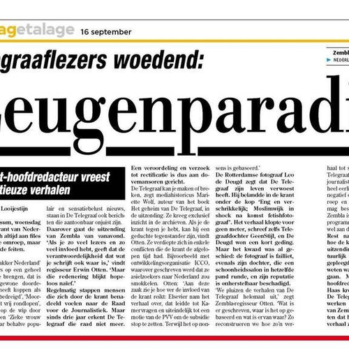 De chocoladeletters van De Telegraaf